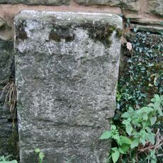 Milestone, near old school house