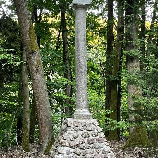 Memorial column of the Karlovy Vary Wandererclub