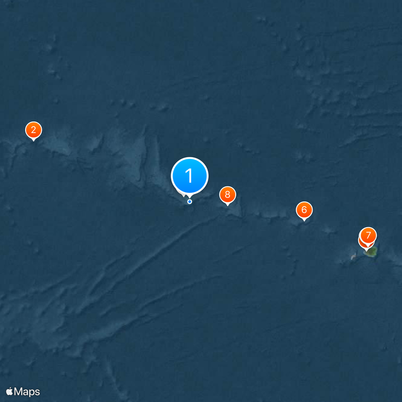 Frégate française Carte