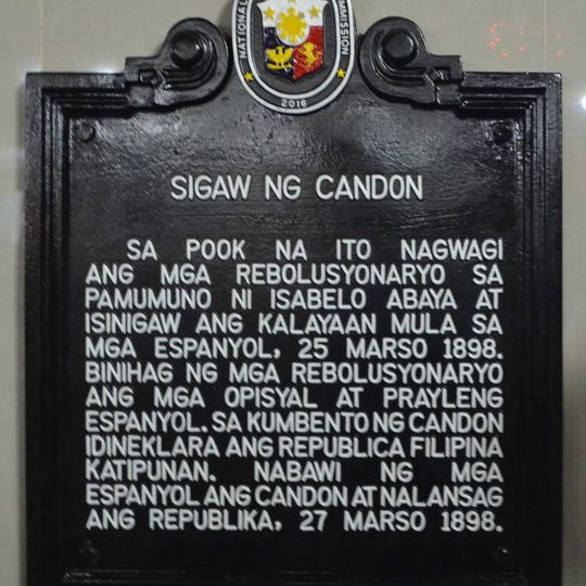 Cry of Candon historical marker