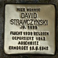 Stolperstein en memoria de David Strawczynski