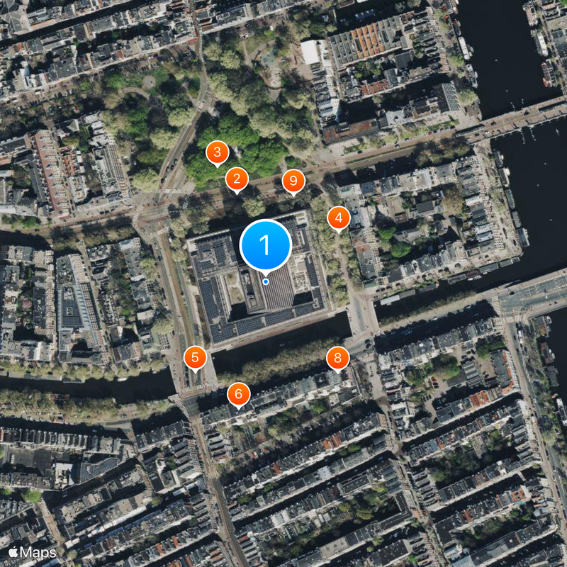 De Nederlandsche Bank Map
