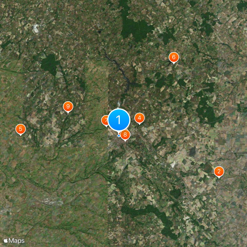 National Active Non-Commissioned Officers School Map