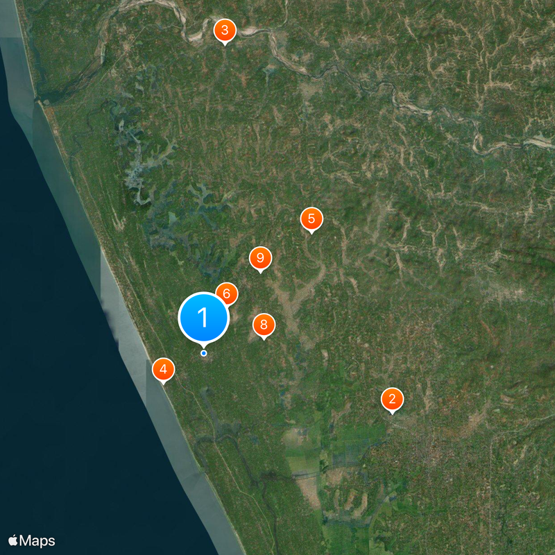 Guruvayur Temple Map