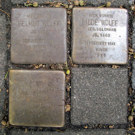 Stolperstein für Helmut Wolff