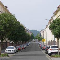 Acht Mehrfamilienwohnhäuser der Wohnanlage Melanchthon-/Sattigstraße Melanchthonstraße 52, 53, 54, 55, 56, 57, 58, 59