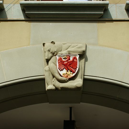 Bear with coat of arms