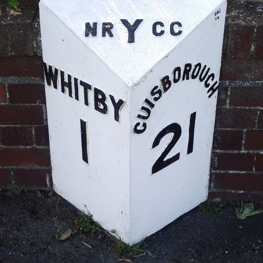 Milestone, Castle Road, Whitby