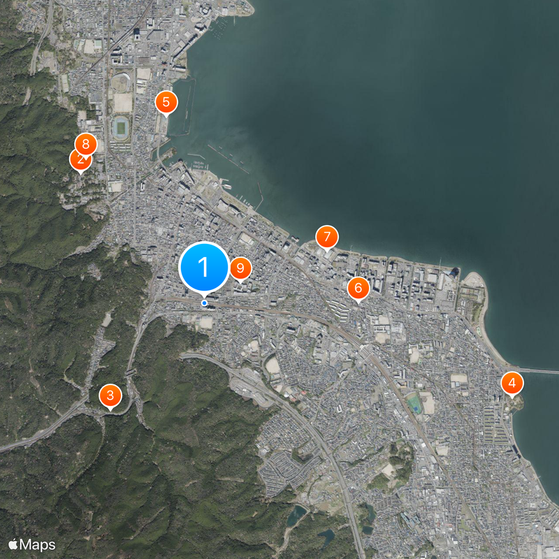 Ōtsu Station Map