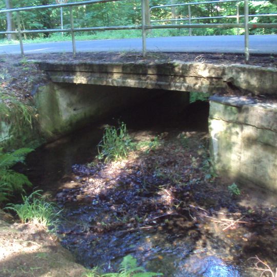 Most silnice III/26834 přes Kamenický potok