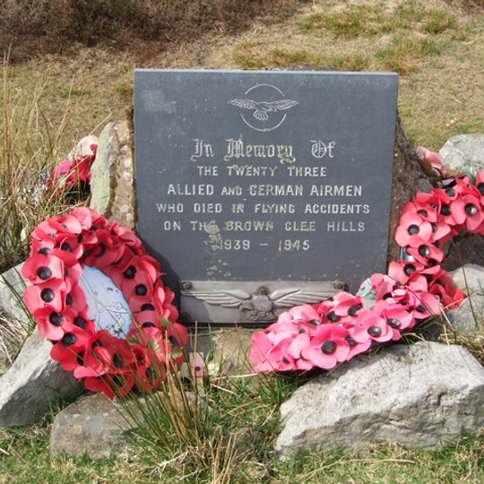 Brown Clee Hill WWII Flying Accidents memorial, Shropshire