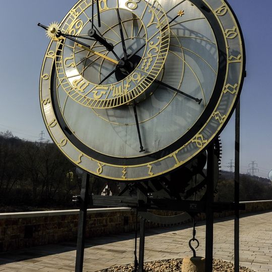 Astronomical clock in Kadaň