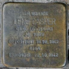 Stolperstein en memoria de Lene Casper