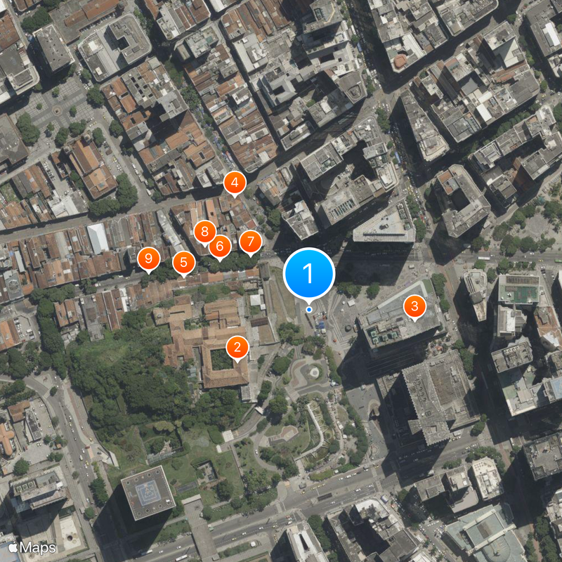 Fundação Getúlio Vargas Map