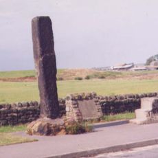 Guidestone, Victoria Road, N of tunnel under L&B airport runway, jct of Warren House Lane
