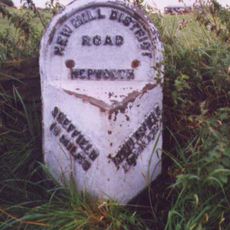 8.5 Miles Post At Junction Of Gate Head Lane