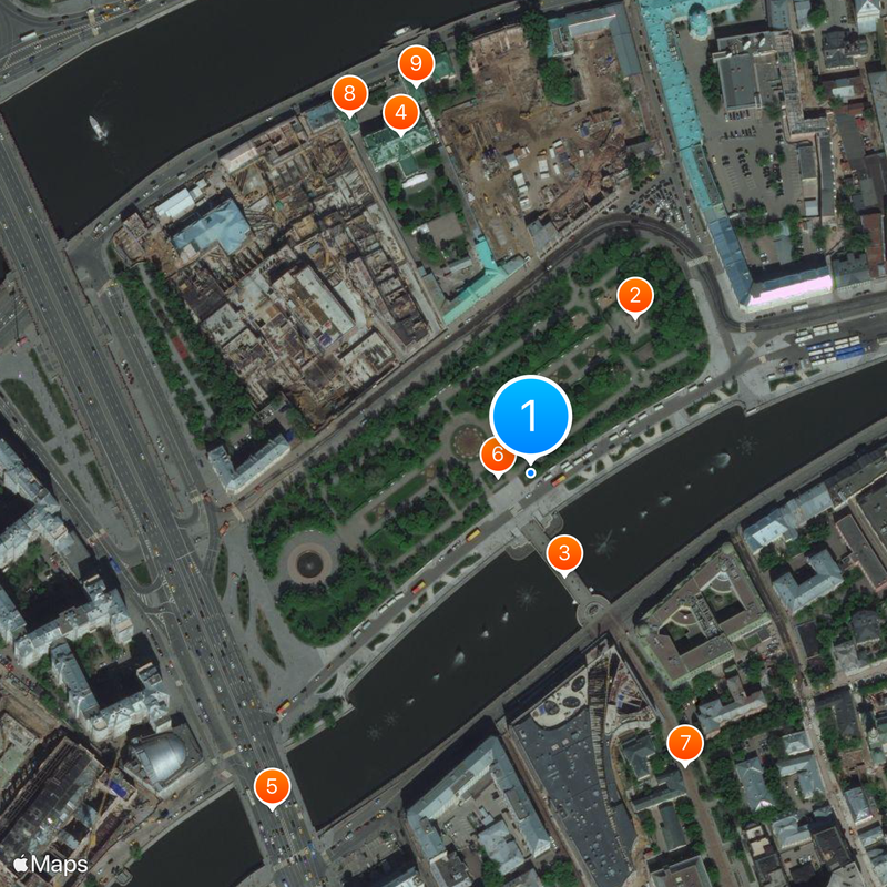 Bolotnaya Square Map