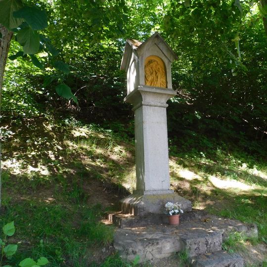 Boží muka při cestě k hřbitovům v Brtnici