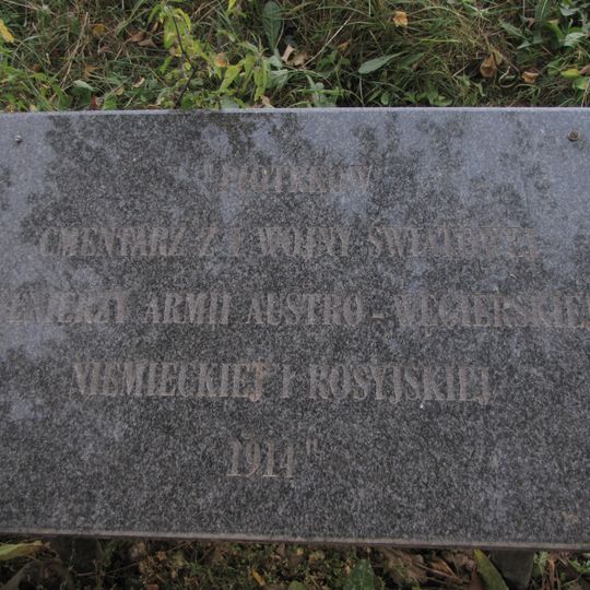 World War I South Cemetery in Piotrków Pierwszy