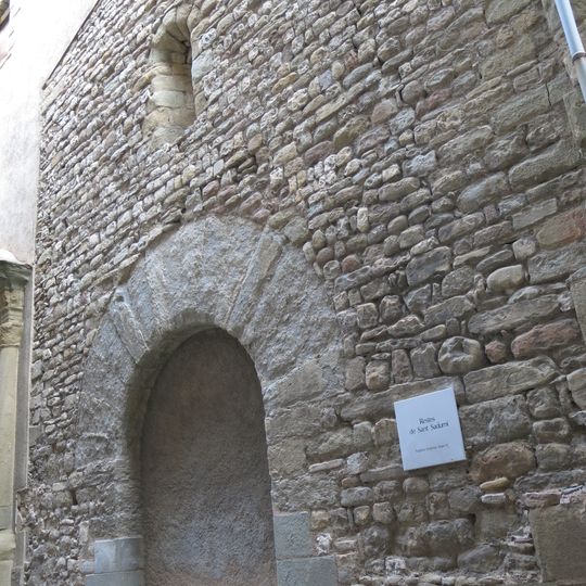 Mur al carrer Sant Sadurní