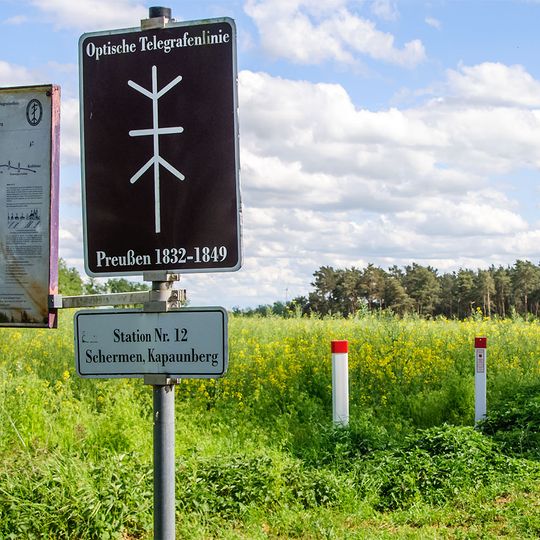 Station 12 Schermen Kapaunenberg