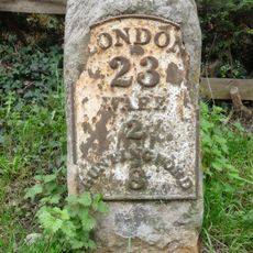 Milestone On South Corner Of Track To Athena Cottage