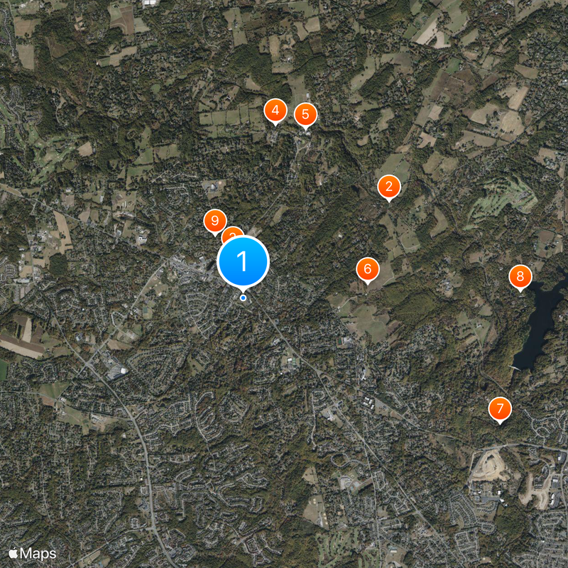 Hockessin Map