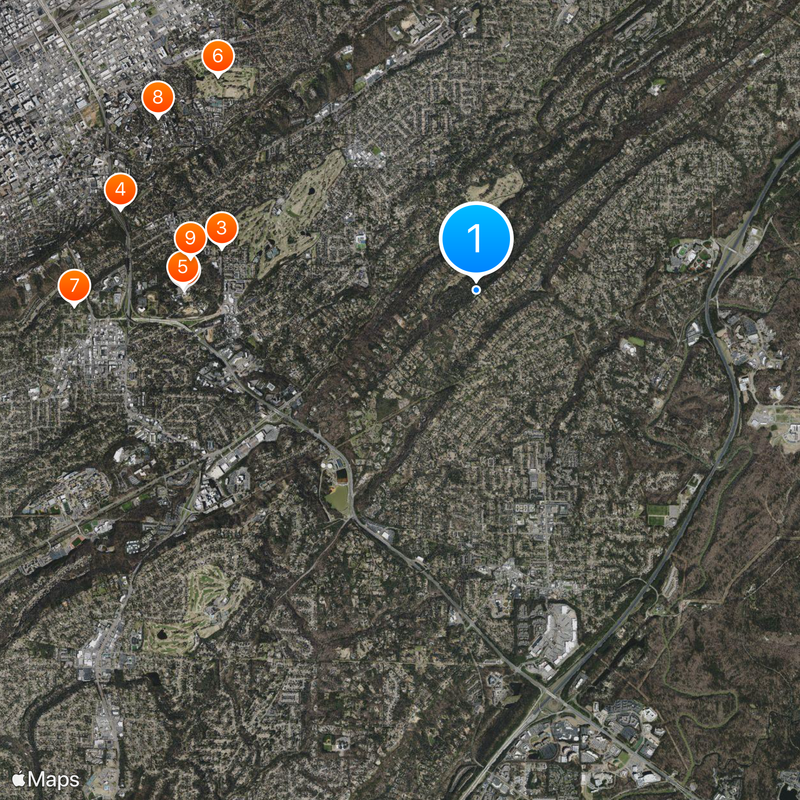 Mountain Brook Map