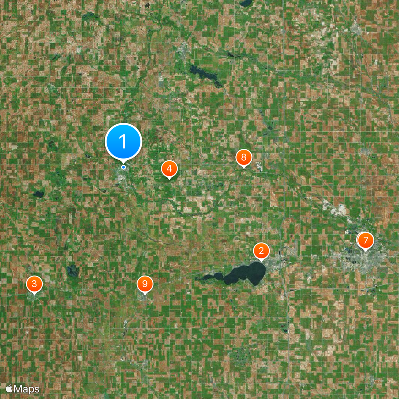 Waldorf University Map