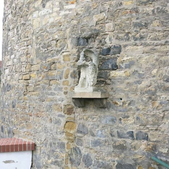 Soška svatého Václava na Máchových schodech v Litoměřicích