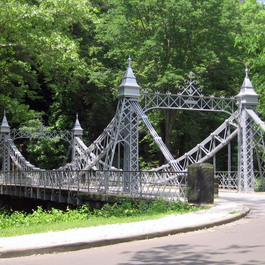 Mill Creek Park Suspension Bridge