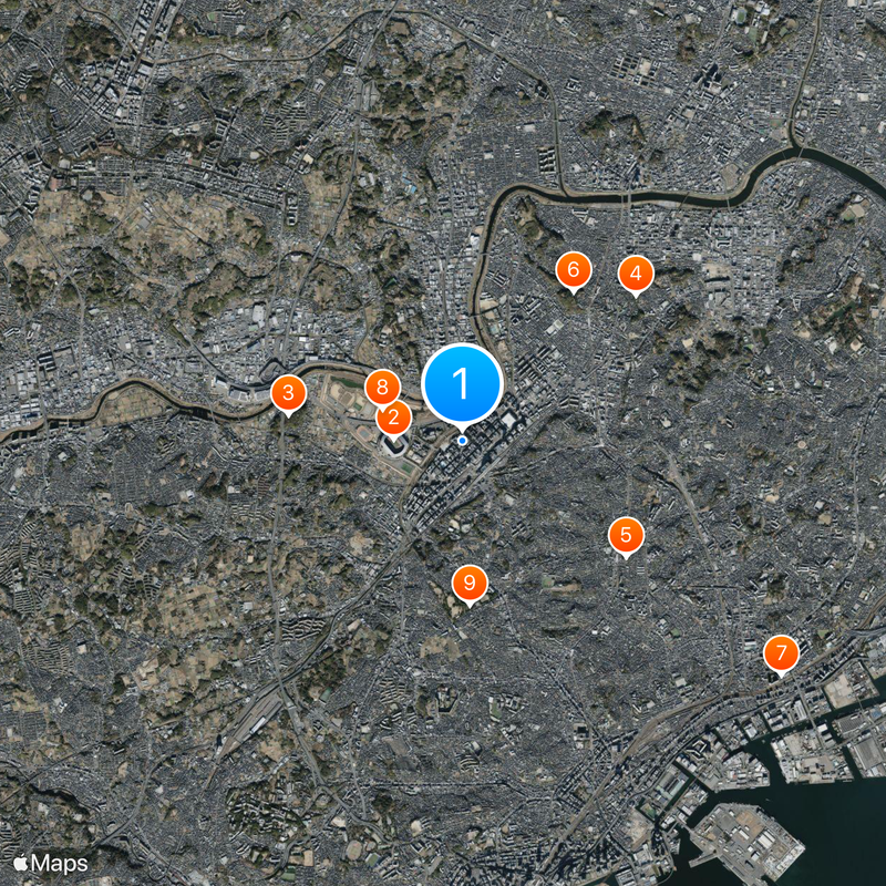 Musée du Rāmen de Shin-Yokohama Carte