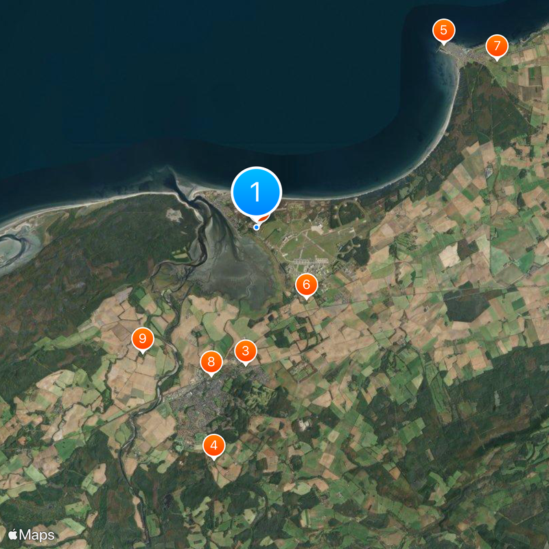Findhorn Foundation Map