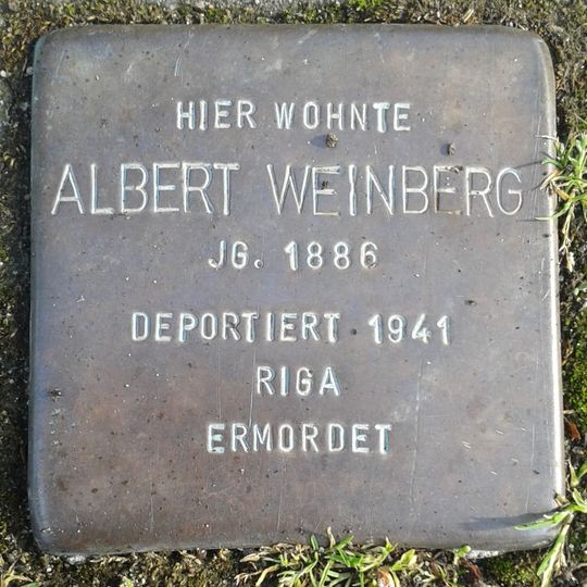 Stolperstein für Albert Weinberg