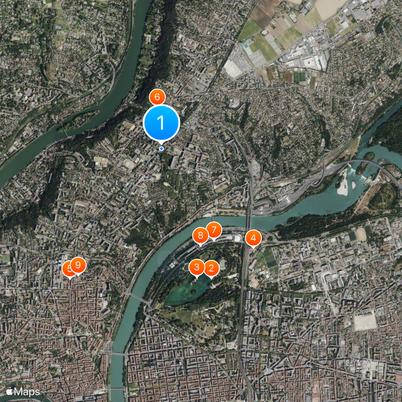 Caluire-et-Cuire Carte