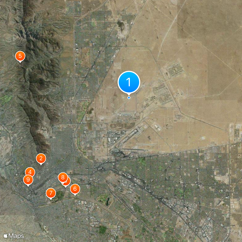 Biggs Army Airfield Map