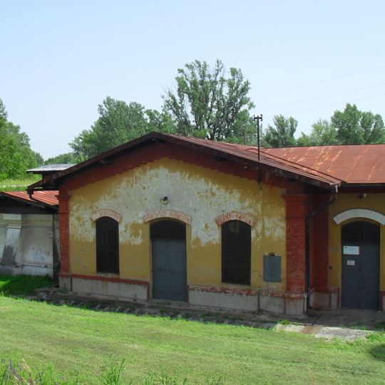 Parná čerpacia stanica, sklad uhlia