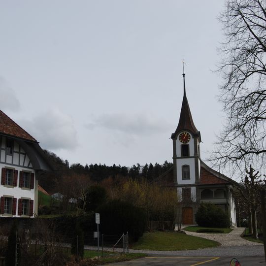 Reformed church and rectory