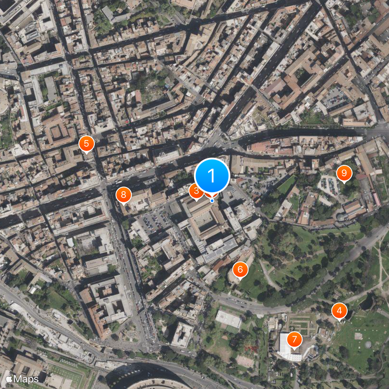 Tomb of Pope Julius II Kaart