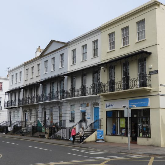 Numbers 1 To 4 And Attached Railings