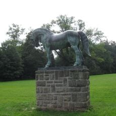 Statue of horse, Slatiňany castle park