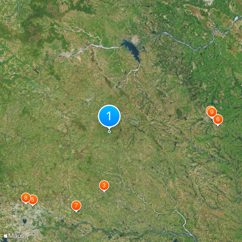 Komrelly Mallanna Temple Mapa