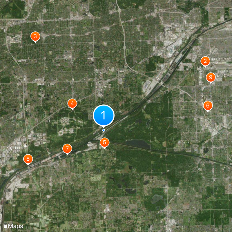 Chicago Sanitary and Ship Canal Map