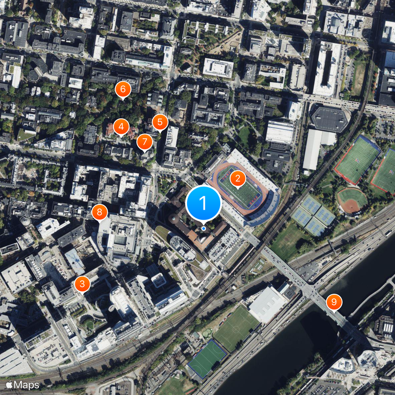 University of Pennsylvania Museum of Archaeology and Anthropology Mapa