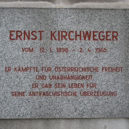 Gedenktafel Ernst Kirchweger, Sonnwendgasse 24, Vienna