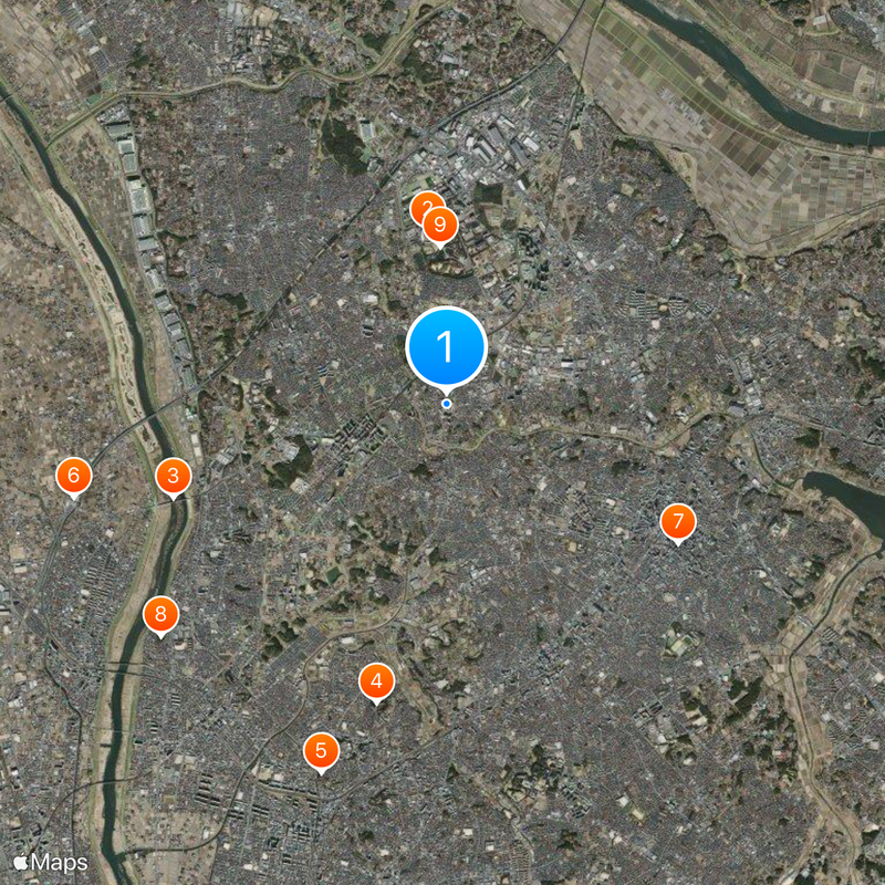 Edogawa University Map