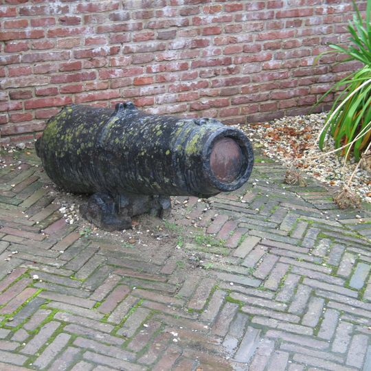 Twee kanonnen op het bastion