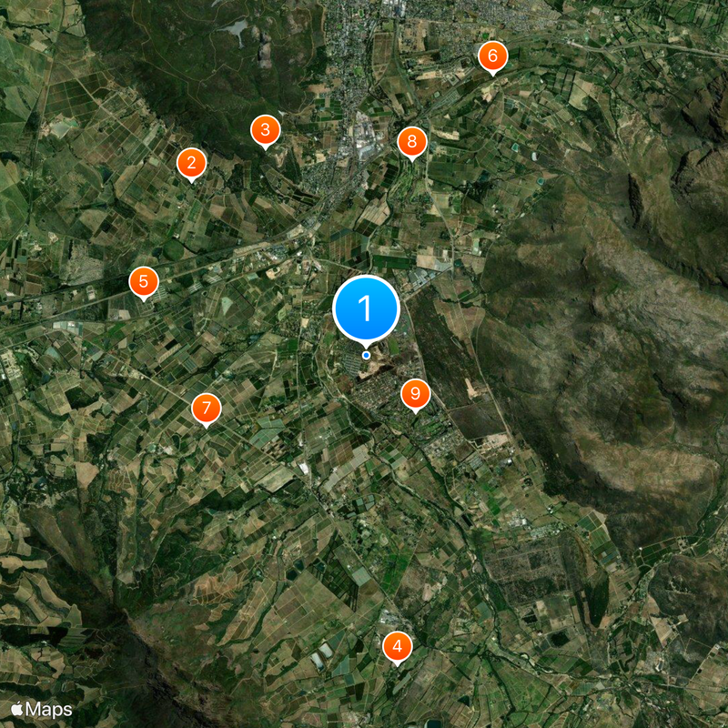 Val de Vie Estate Map