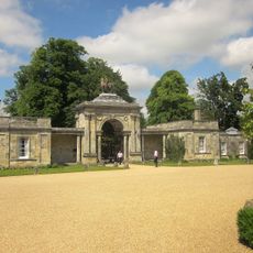 Triumphal Entrance Arch And Flanking Lodges