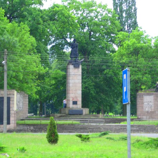 Soviet military cemetery in Cybinka